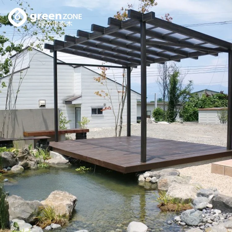 
Louvered Pergola off grid inverter garden gazebo 
