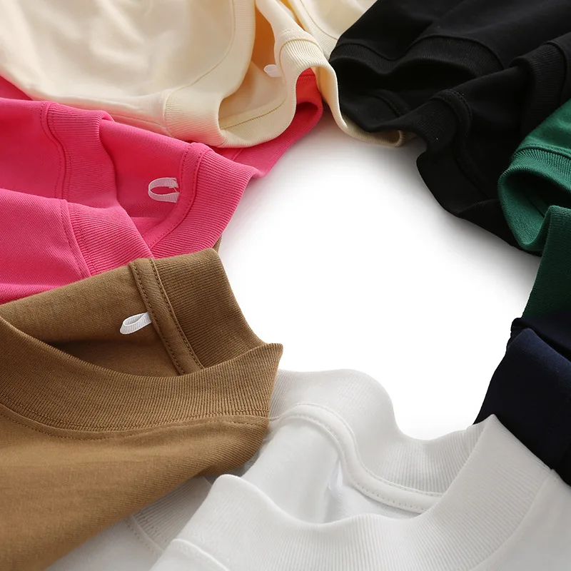 Custom Logo High Quality 230 GSM Heavy Weight 100% Cotton Drop Shoulder Oversized Street Wear T Shirts for Men