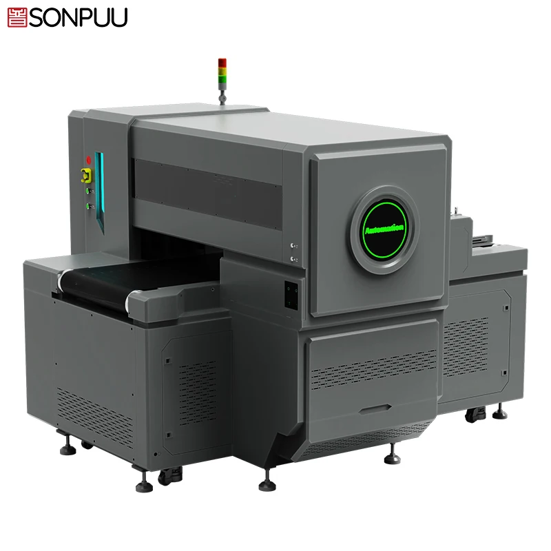 Latest Printing Machine With CCD Position System Connected To Automatic Production Line High Efficiency Auto Scann UV Printer