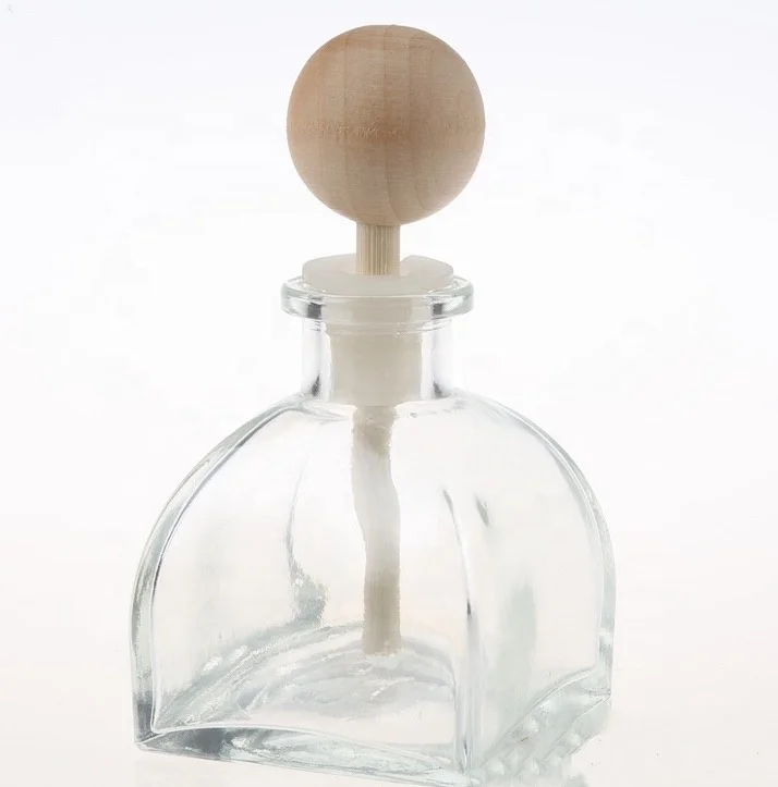 natural rattan diffuser reed sticks with wooden ball, wood ball diffuser sticks