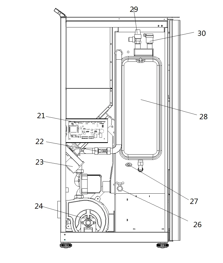 Hot sale new design  hydro pellet stove with CE Efficient