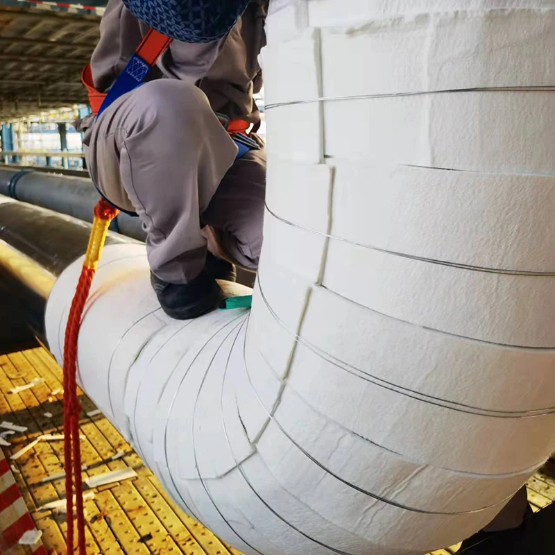 3mm 5mm 6mm 10mm Refractory Insulation Industrial Fireproof Thermal Heating Blanket