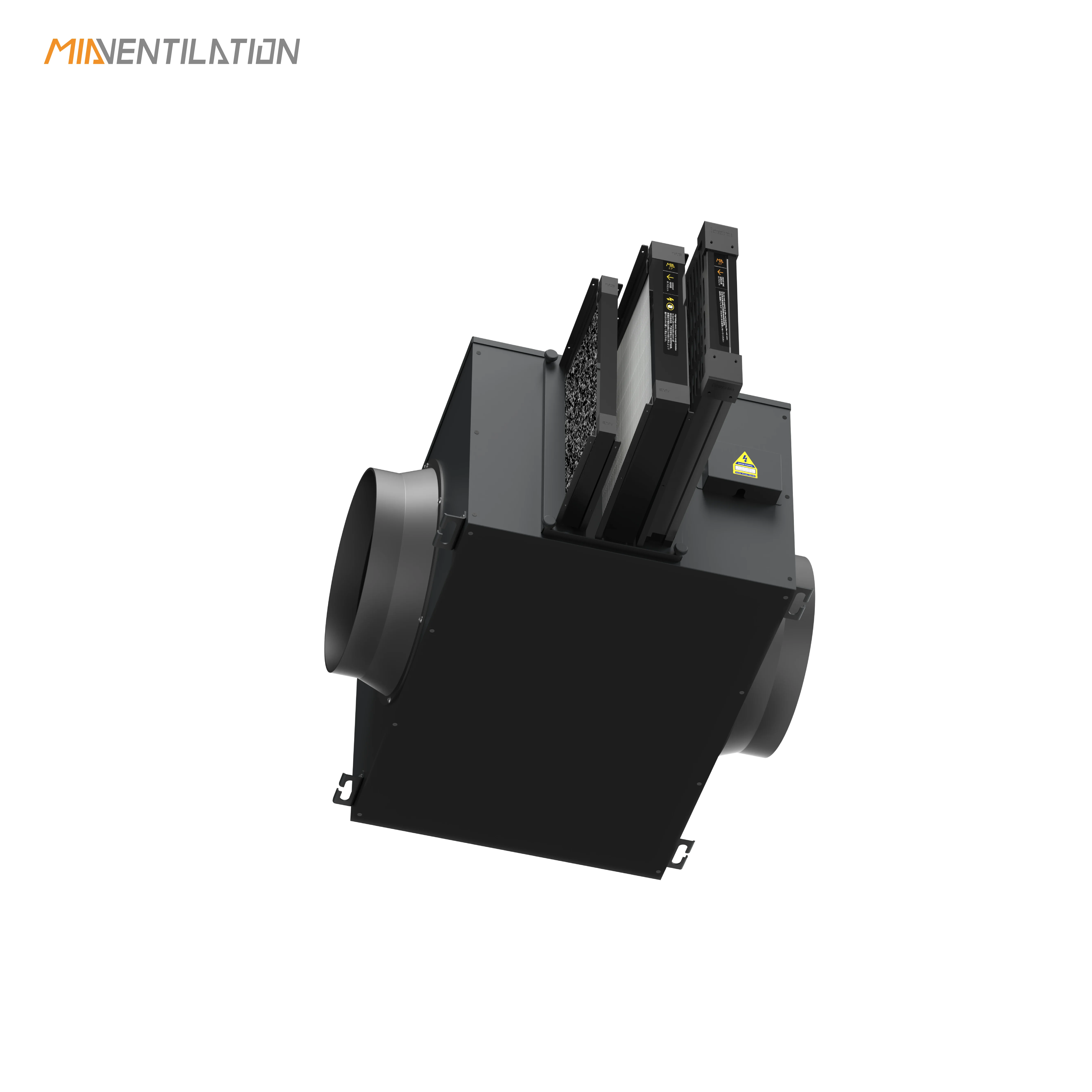OEM 150mm Duct Carbon HEPA H13 electrostatic Air Purify Box Connecting 100/150/200/250/300 mm Ventilation filter box M