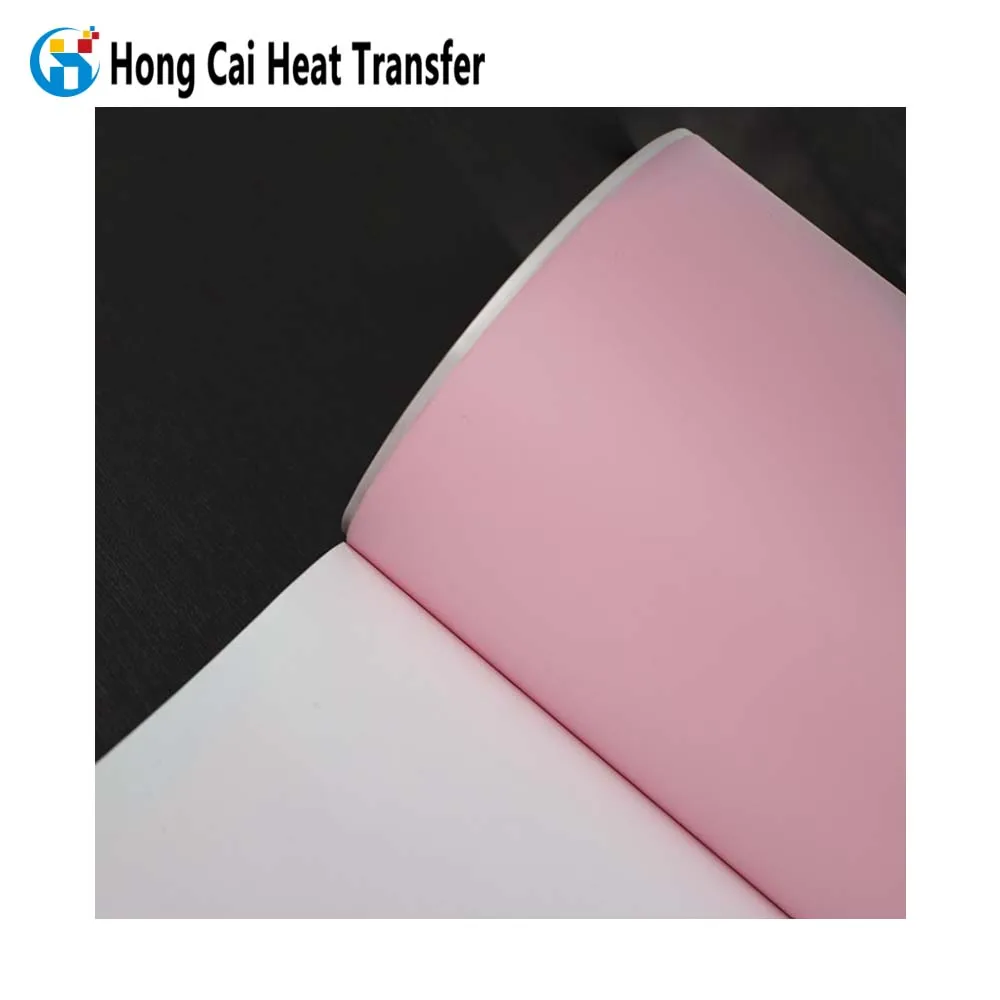 Hongcai high temperature color changing HTV printing material luminous heat transfer film color heat transfer vinyl roll