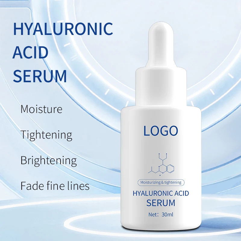 Private Label Oem Anti Wrinkles Hyaluronic Acid Facial Repair Whitening Brightening Moisturizing Skin Care Face Serum