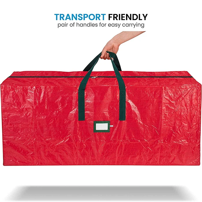 Wholesale Waterproof Heavy Duty Decorations Storage Cover Bag christmas tree storage bag