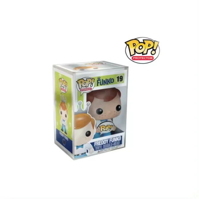 Funko Pop Shield, магнитный 4-дюймовый акриловый протектор с 99% защитой от УФ-излучения, чехлы для Funko Pop толщиной 5 мм, жесткая пластиковая коробка