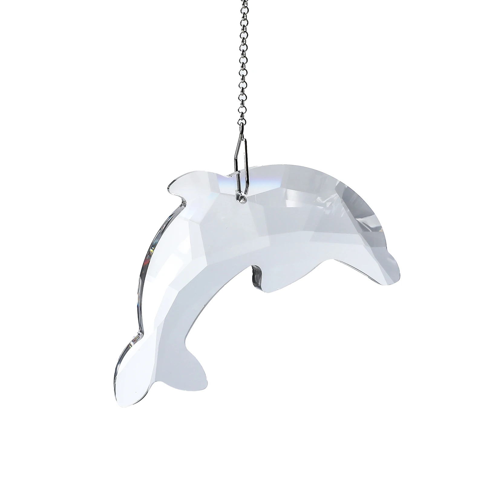 Crystal Dolphin Prism Sun Catchers Window Crystal Prism Hanging Crystals for Indoor Outdoor Christmas Decor