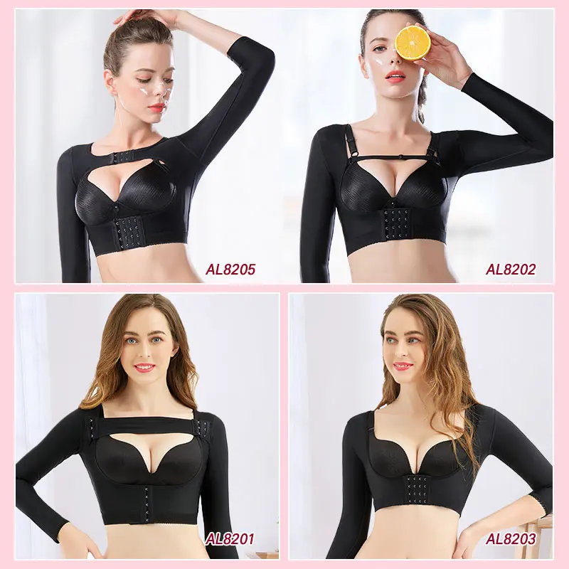 Accessory axillary breastgather towards the chest arm shapewear Effectively supports the chest  Arm shaper for lipo post surgery