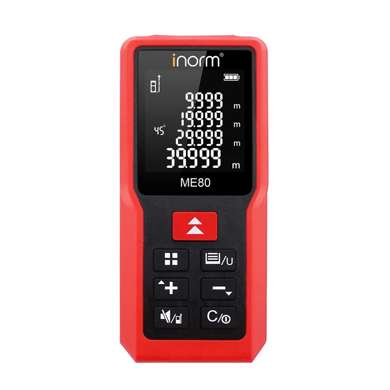 60m Laser Rangefinder Laser Distance Meter Laser Range Finder High Precision Measurement Portable Handheld Range Finder