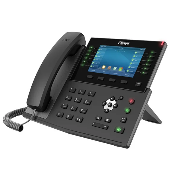 X7A + CM60 видео телефон Fanvil X7C цветной экран IP сети гигабитный двухсетевой порт SIP X7/X7A сенсорный wifi