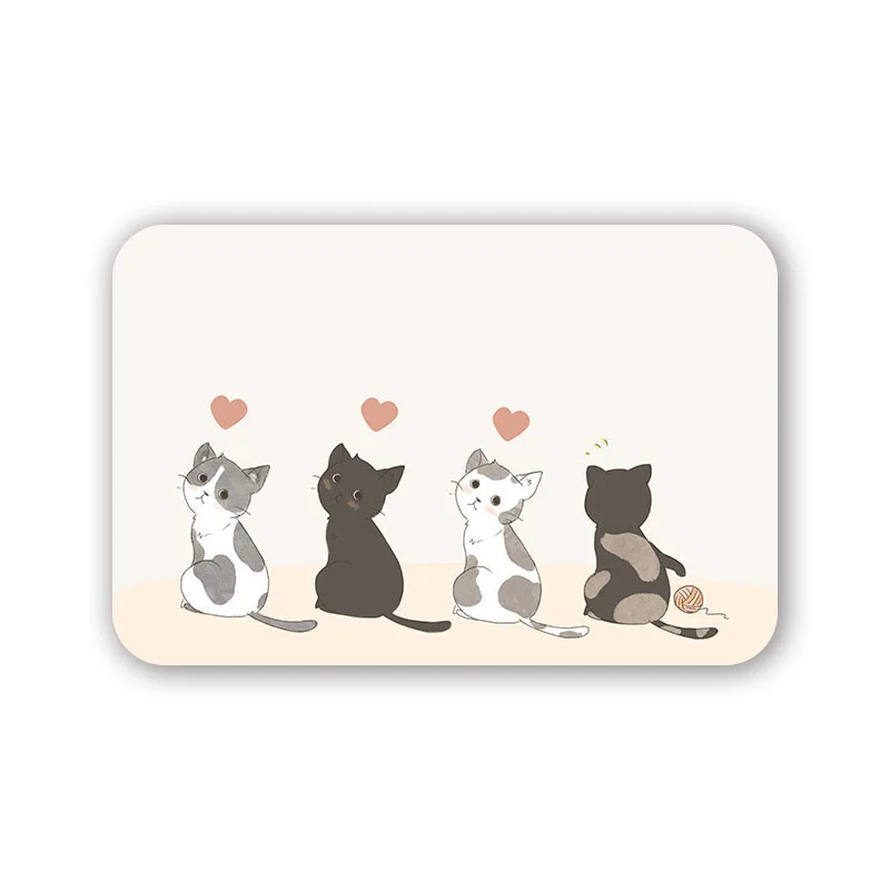 Printed Diatomaceous Earth Absorbent Bath Mat