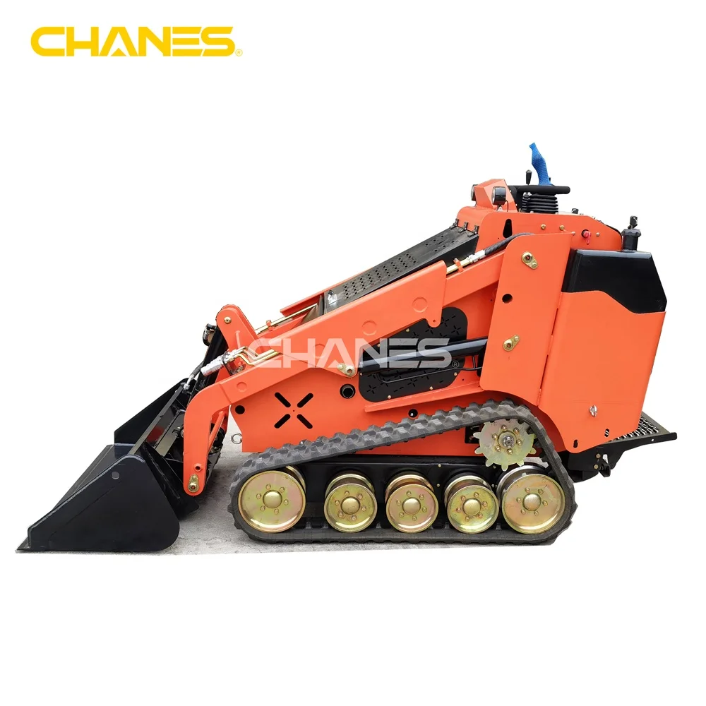 Kubota EPA engine diesel power mini crawler loader mini track loader on promotion customized orange color