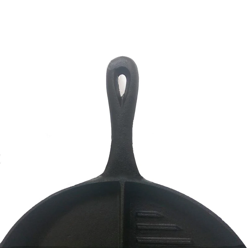 Cooks Professional Preseasoned Multi Section Divided Frying Pan All In One Pan Flat Cooking