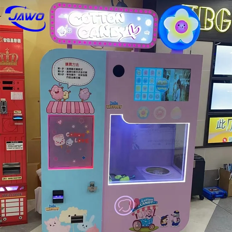 Cotton Candy Machine Cotton Candy Machine Vending Automatic Cotton Candy Vending Machine