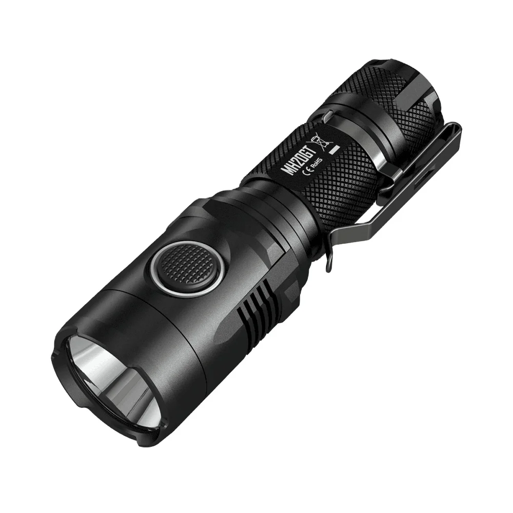 NITECORE MH20GT 362Meters 1000LM IPX8 Smallest Lightest 1x18650 rechargeable spotlight EDC Search Outdoor Camping led flashlight