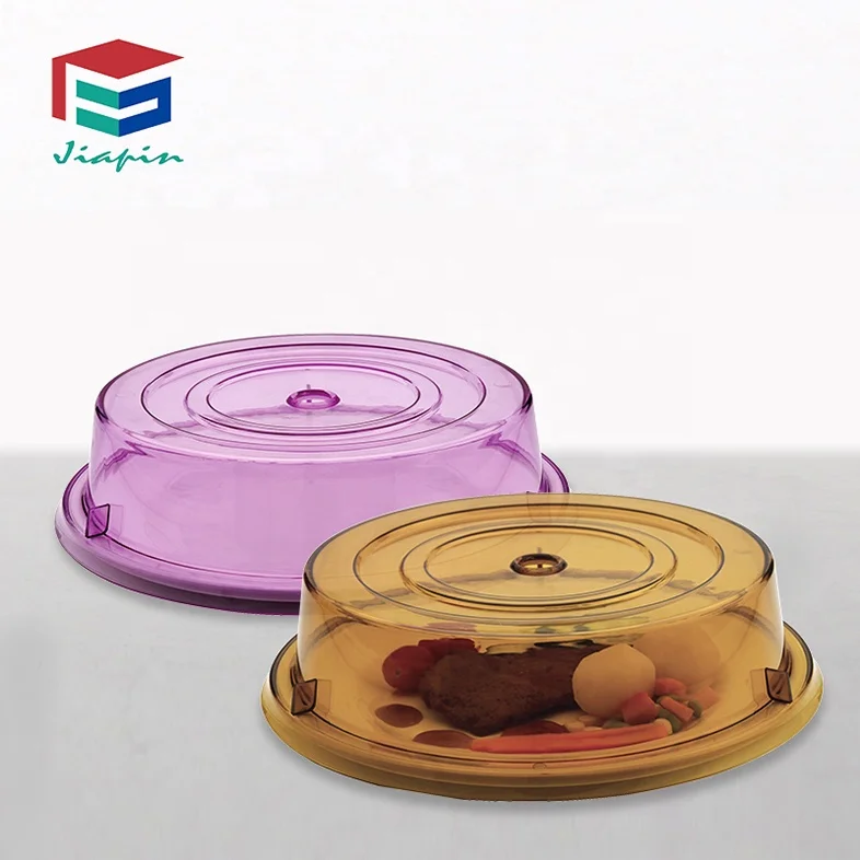Reusable plastic round plate cover food cover with good quality