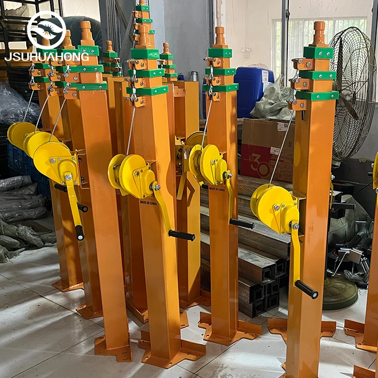 Spot supply of 4-meter high pole with a load capacity of 10-50kg communication pole steel manual telescopic mast light