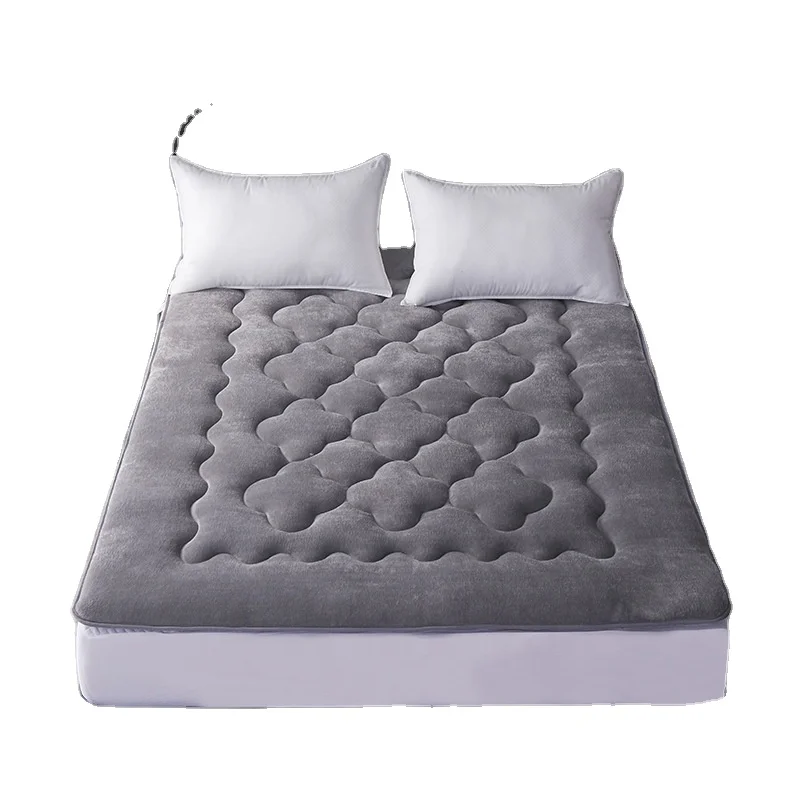 New arrival flannel mattress topper Hypoallergenic thick mattress pad