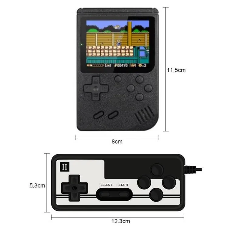 Retro Portable Handheld Mini 400 Games and in 1 TV Video Gaming Console Consola Game Box for Gift Kids