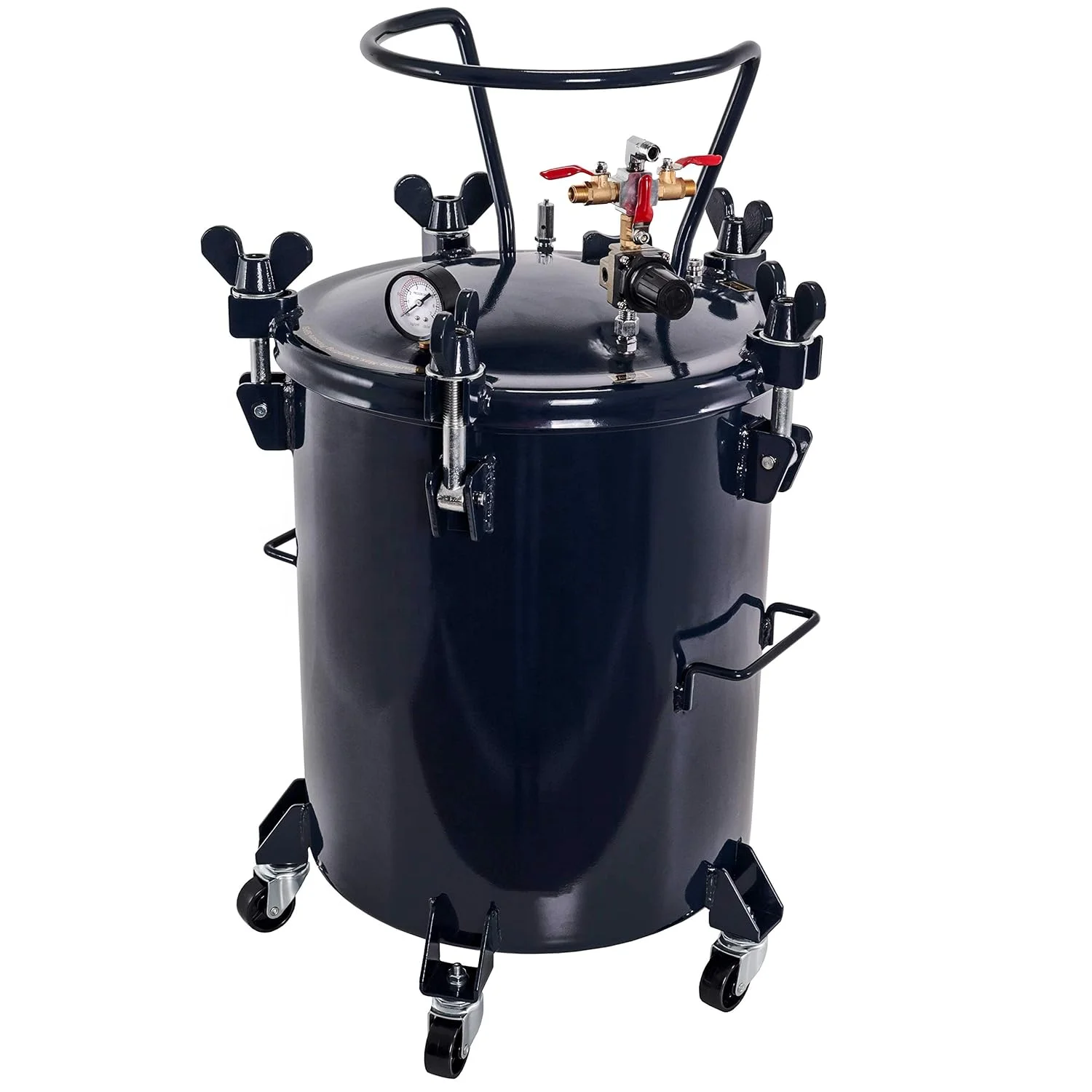 10L 20L 30L 40L 60L 80L  Automatic Spray Paint Pneumatic Pressure Pot Tank with Air Powered Mixing Agitator