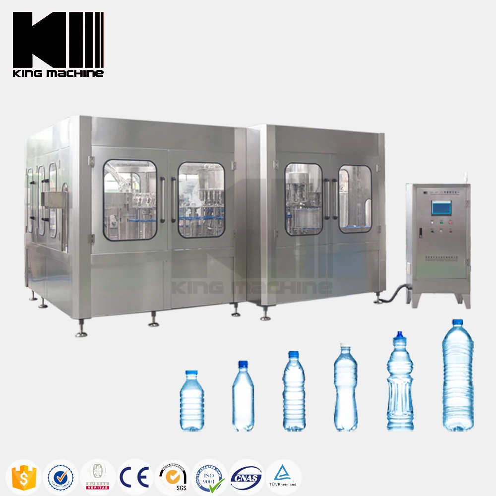 Mineral water bottle filling machine