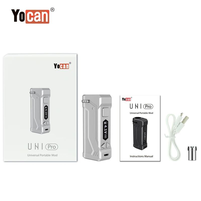 OLED дисплей испаритель ручка мод Yocan UNI Pro 650mAh 510 восковые vape