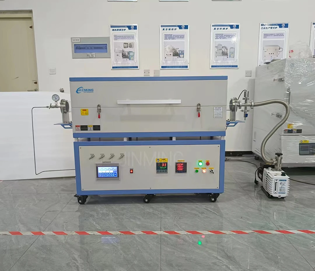 Thin film growing furnace small lab PVD coating furnace machine Mini CVD Tube furnace