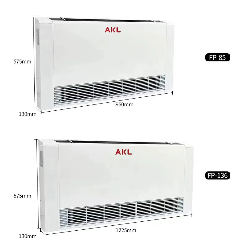 AKL Air to Water Heat Pump ultra thin fan coil unit