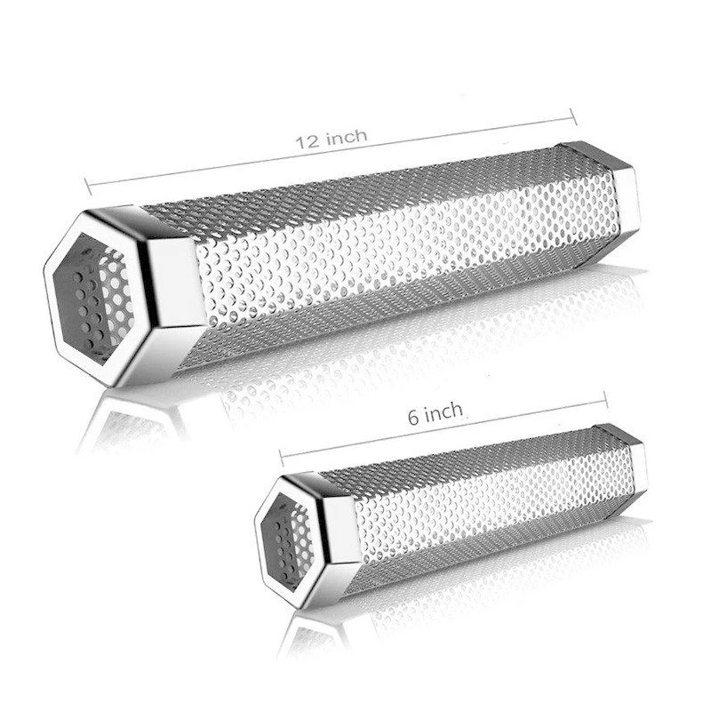 2023 Hot sale cheap high temperature resistant portable stainless steel 304 perforated barbecue grill tube