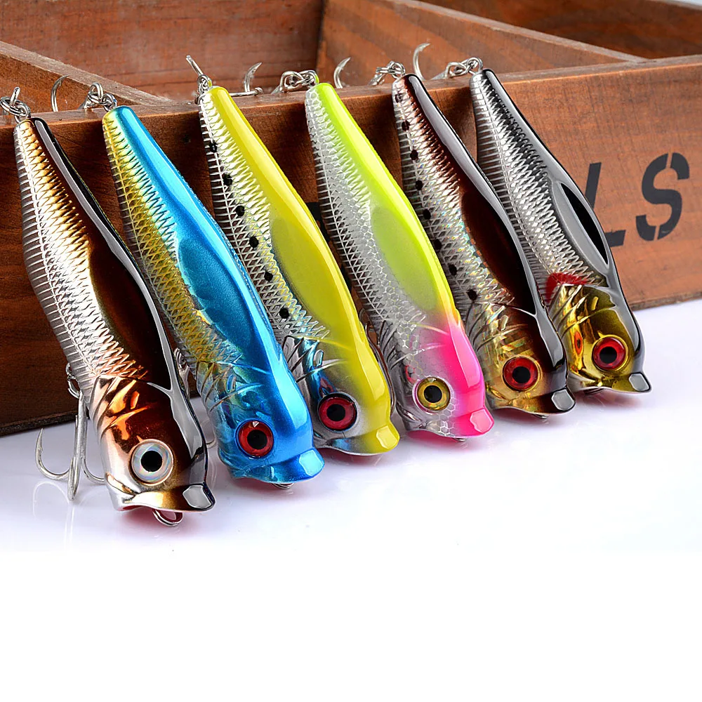 Horizon 3.6in/0.59oz Saltwater Floating Senuelos Popper Fishing Lures Popper Fishing Lure Popper Lure