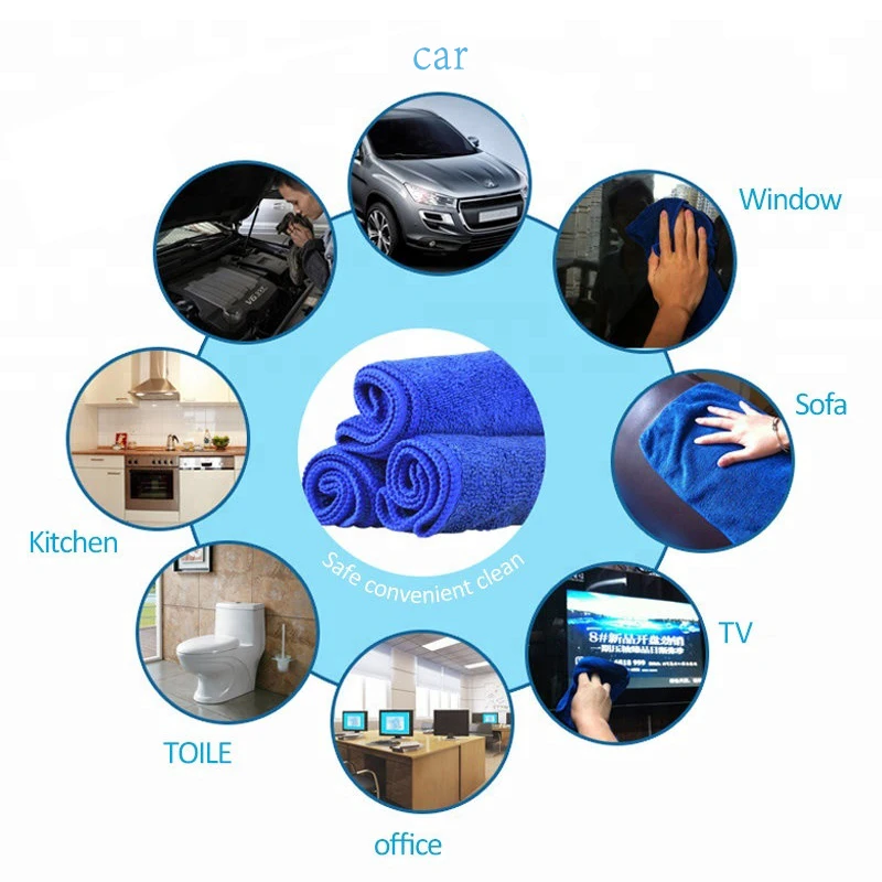 Car wash towel 40*40cm 300gsm
