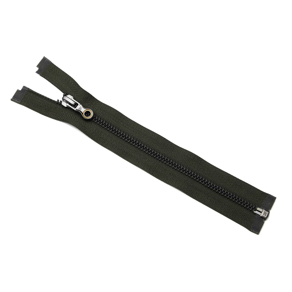 3F ZIPPER #5 #7 #3 Wholesale Metal Zipper Factory Custom Close End Metal Zipper with black pearl teeth