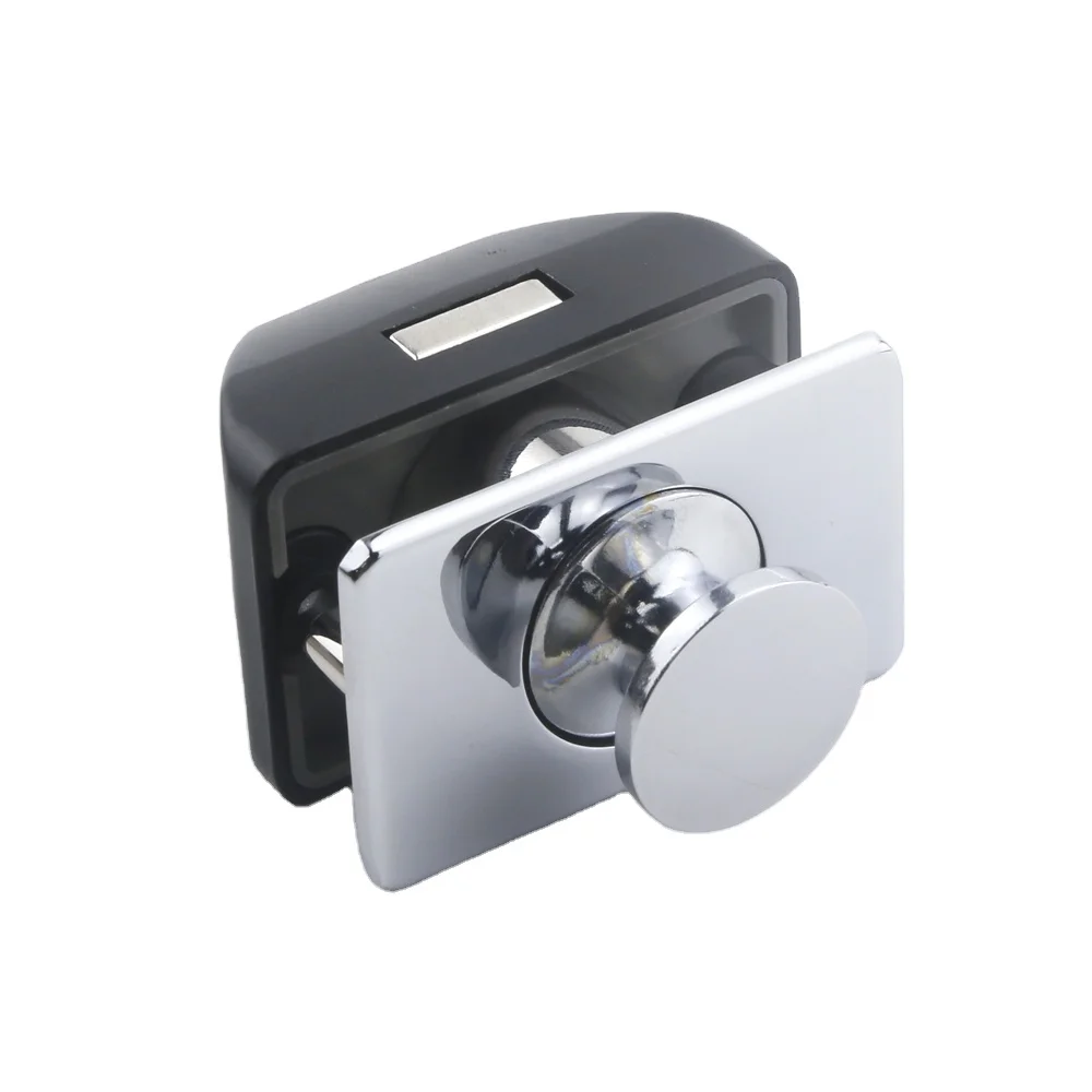 Full Zinc alloy Rv door latch Square Push Button lock Cupboard Door Knob Latch Lock for Rv cabinet door