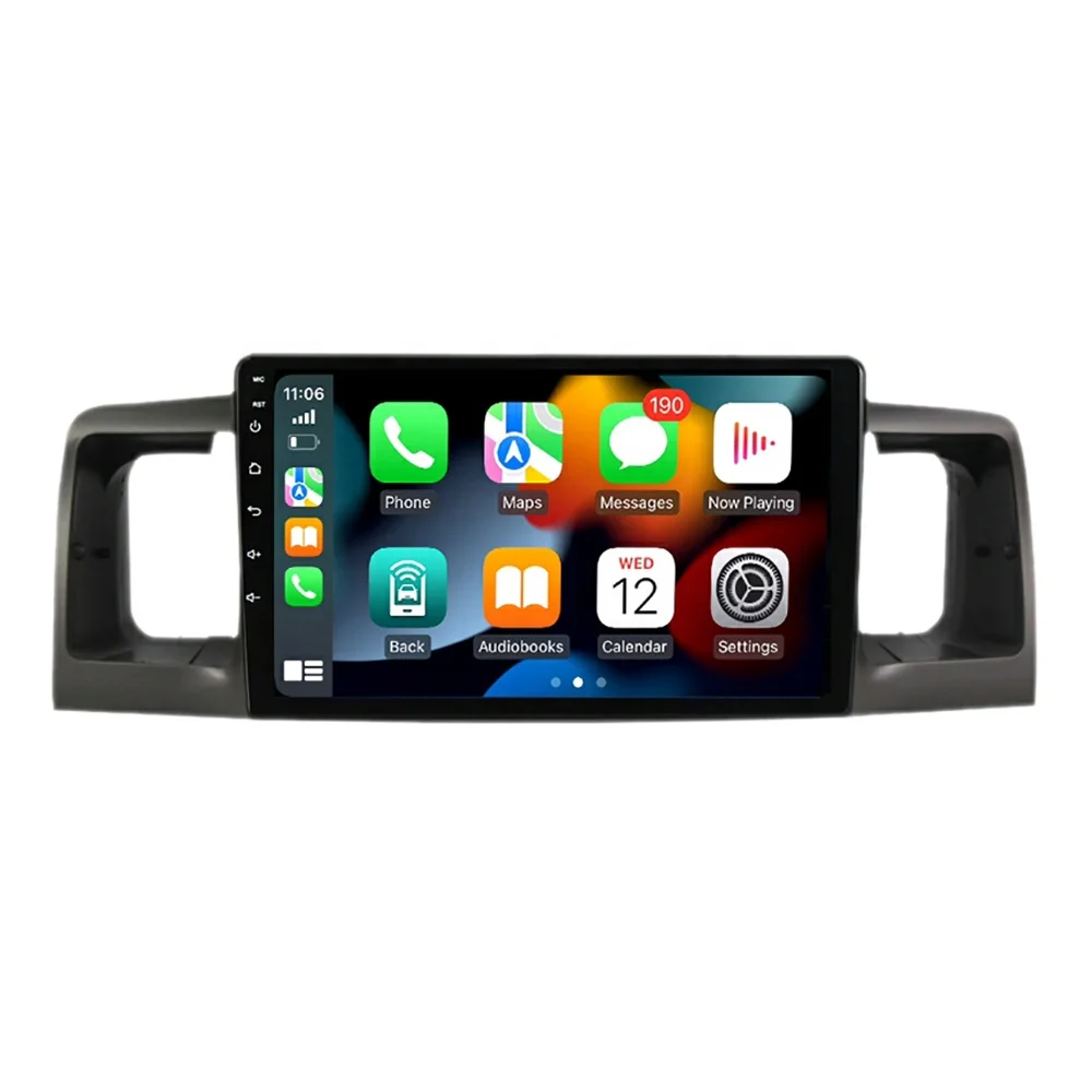 RUISO Car Radio Android Car Player For Toyota Corolla E130 E120 2000 Car GPS auto carplay Multimedia audio all in one stereo