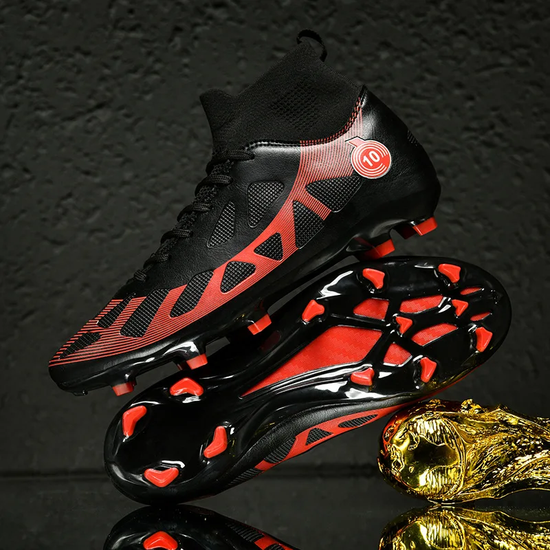 Wholesale hot selling Messi football shoes male AG long nails TF broken nails female grass game training new model sport shoes