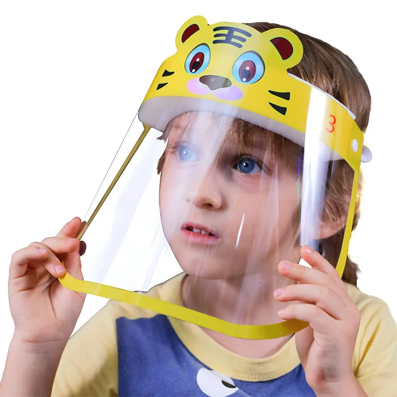 Wholesale Kids Face Sheilds Children Anti UV kids Faceshield Transparent Medical Kid Face Shield