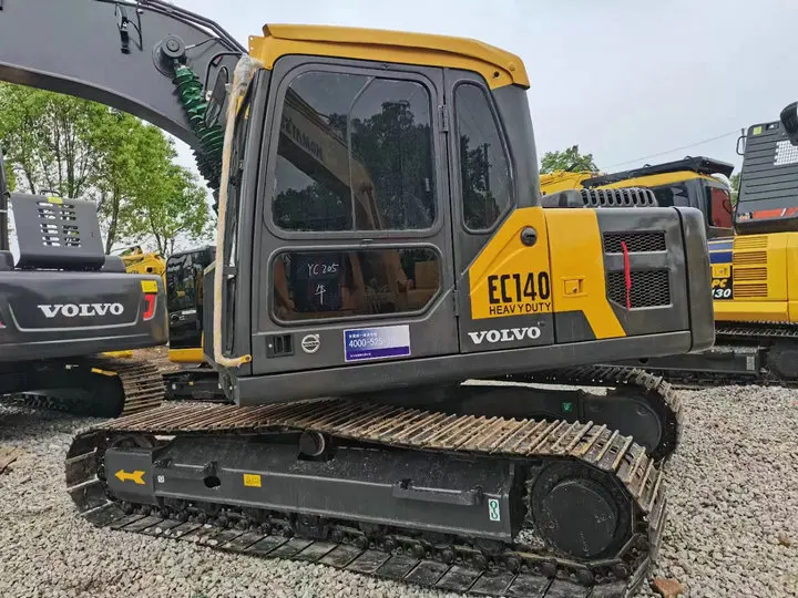 Used excavator Volvo EC140DL crawler excavators  high  quality  sweden 14tons EC140  excavators for cheap sale