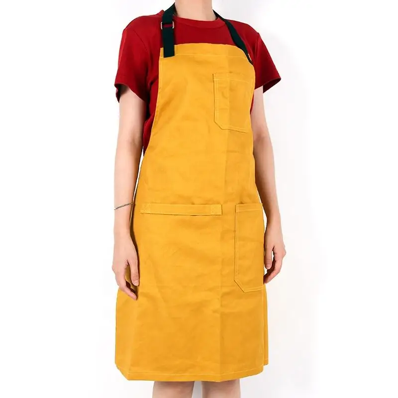 Custom Eco-Friendly Recycled RPET Cotton Restaurant Cooking Kitchen Uniform Apron