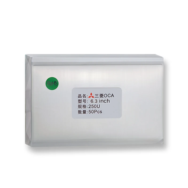 6.3 inch oca sheets dry film glue optically clear adhesive glue for mobile phone lcds repair