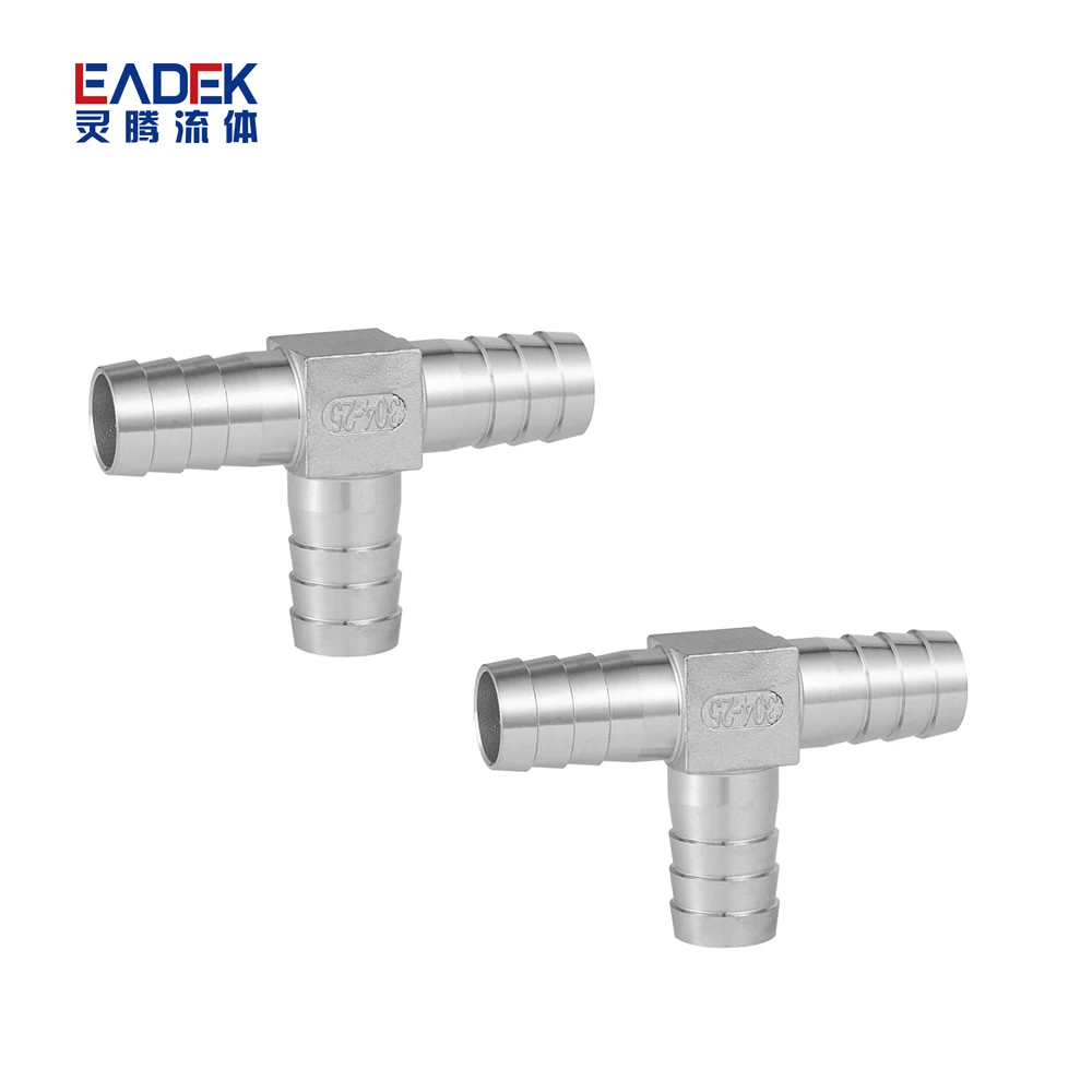 Casting Pipe Fitting Connector Stainless Steel  T type Hose Joint