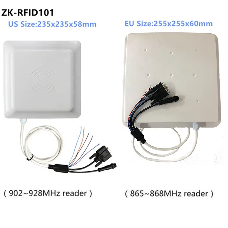 TCP/IP/RS232 UHF Integrated 8dbi RFID Reader 860-865Mhz, ISO18000 6C card Reader/Writer for logistics