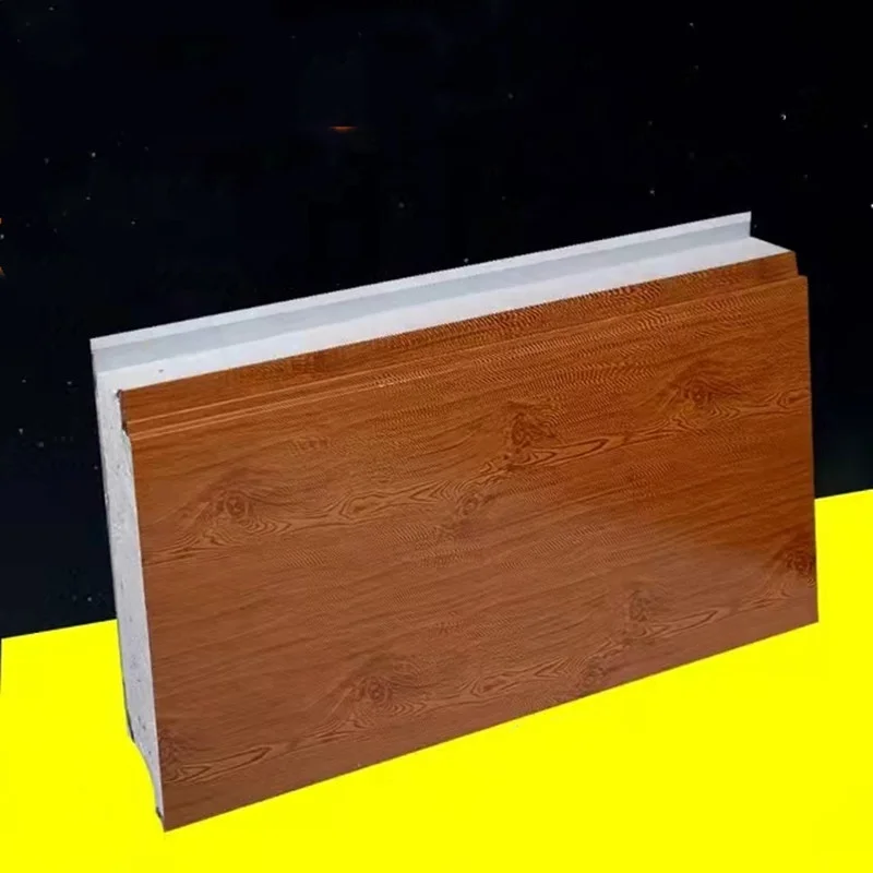 50mm Decorative wood   Exterior  Wall Board EPS Foam Brick Sandwich Panel for Prefarb House