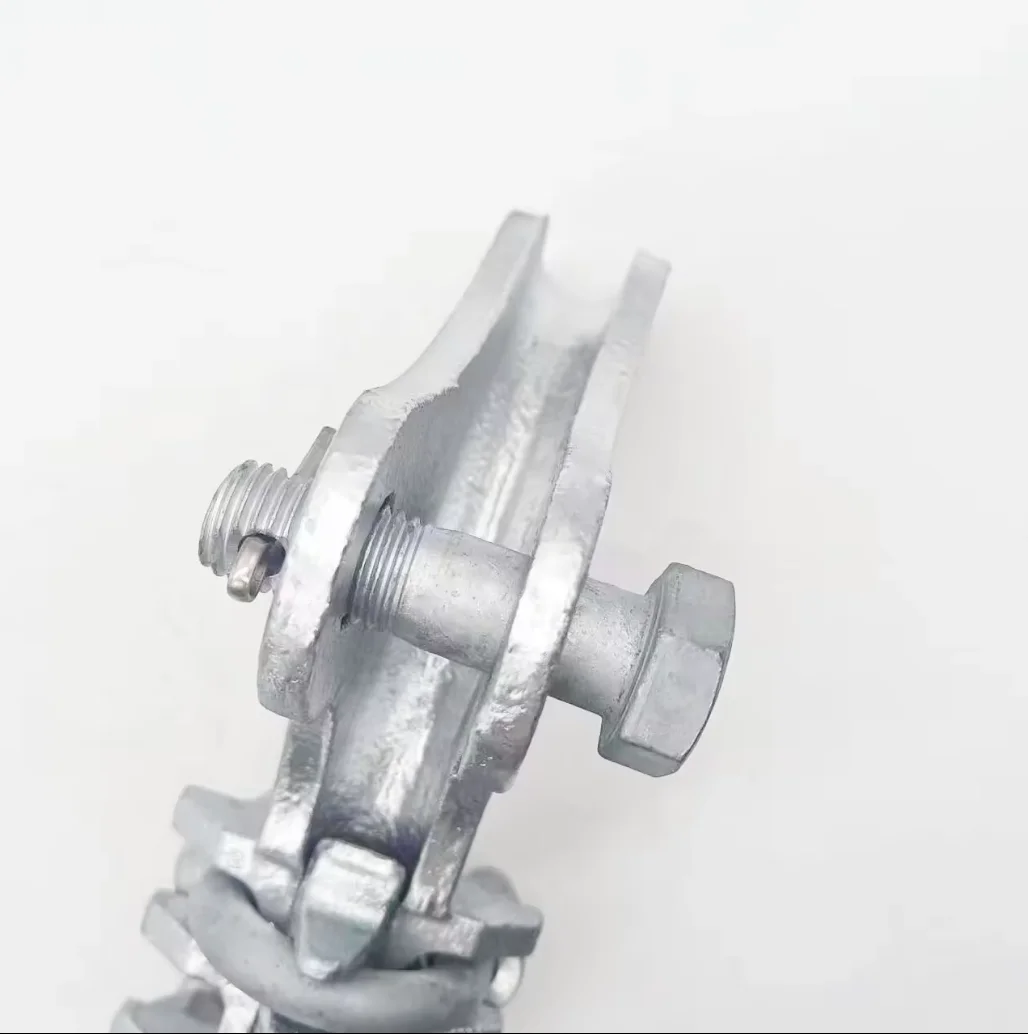 RF superb factory Hot Selling NLD Malleable Iron Wedge Type Strain Clamp Gun clamp for Aerial Cable