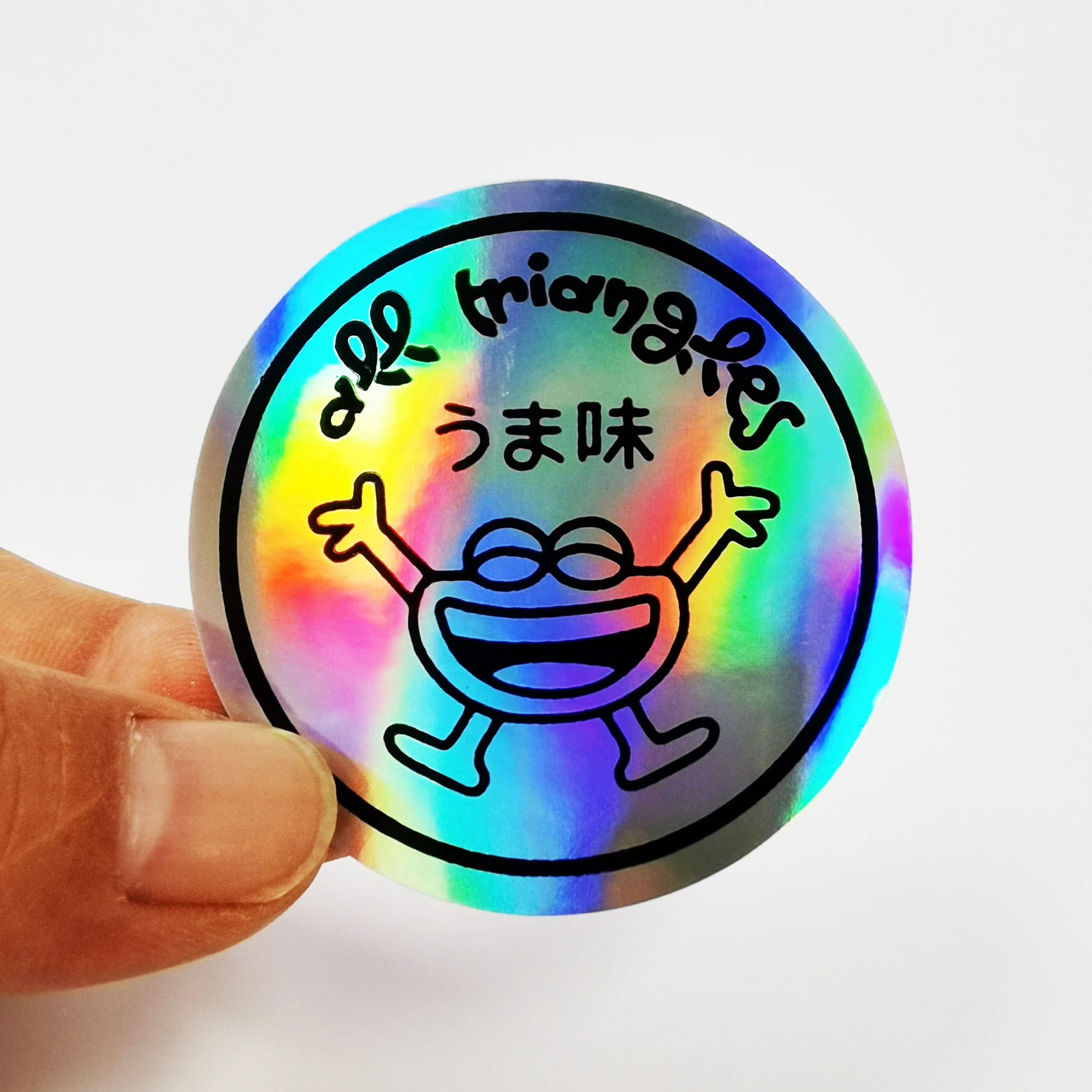 Brand New Crystal Code Logo Self Adhesive Vinyl Kiss Sheet Window Stickers Custom Waterproof Die Cut Sticker