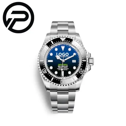 Luxury diving mechanical watch NOOB factory gradient blue 44mm904 steel 3235 movement 126660 Brand Rollexables` watch