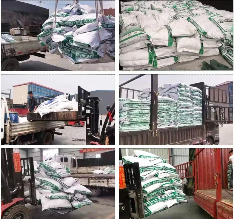 High Tenacity 12mm Pp Reinforcement Concrete Fiber For  Mortar Construction