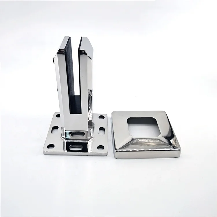 Polished 2205 Stainless Steel Swimming Pool Spigot Glass Garden Balustrade Balcony Fence