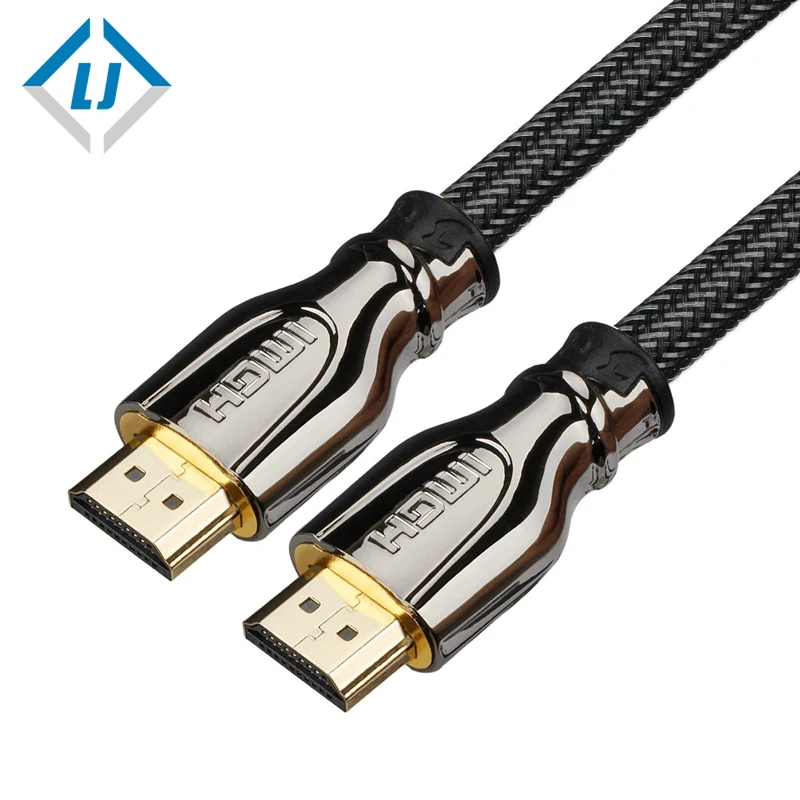 2,1 цинковый сплав между мужчинами hdmi кабель 4k с ethernet