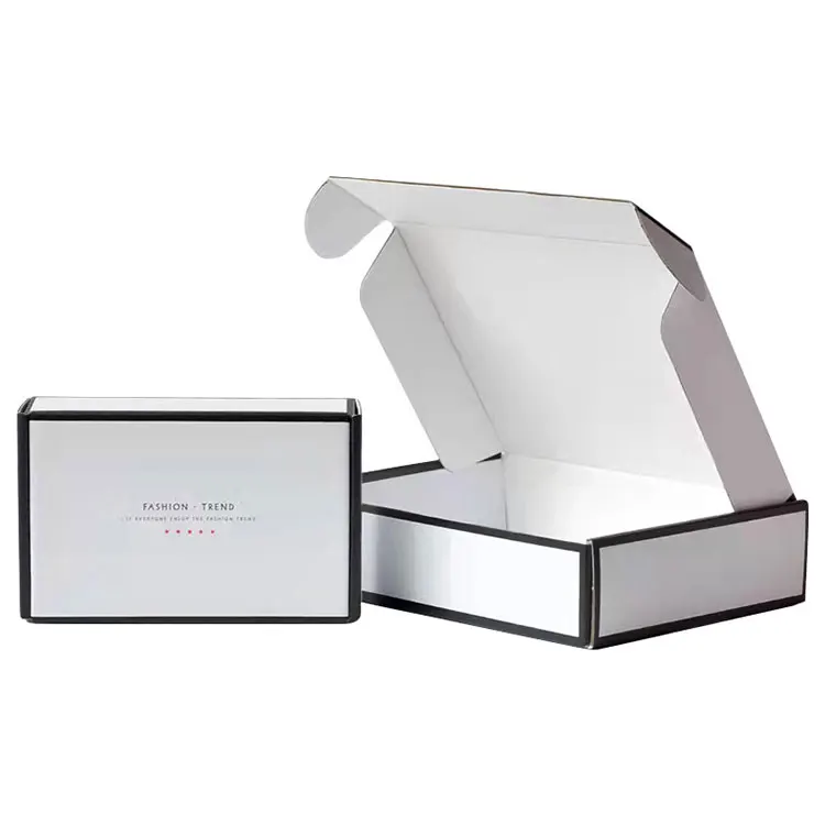 Custom Logo Printed Corrugated Cardboard Paper Packaging Mailer Postal Shipping Box